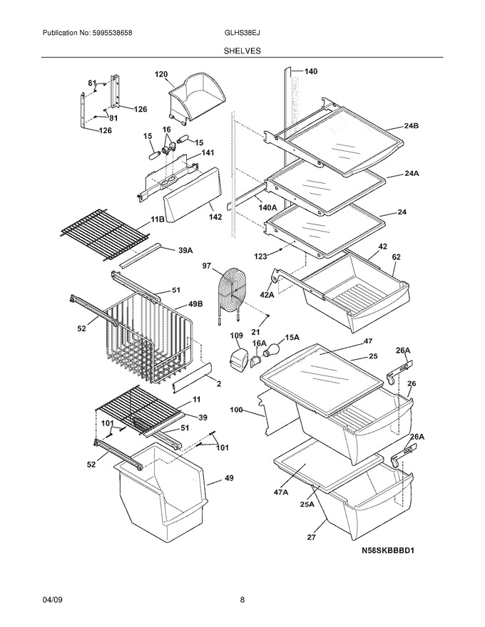 Diagram for GLHS38EJW1