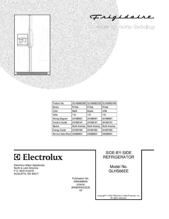 Diagram for GLHS66EEBB