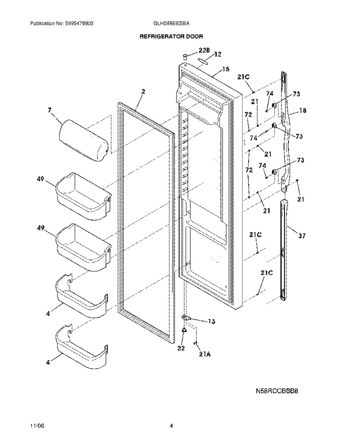 Diagram for GLHS66EESBA