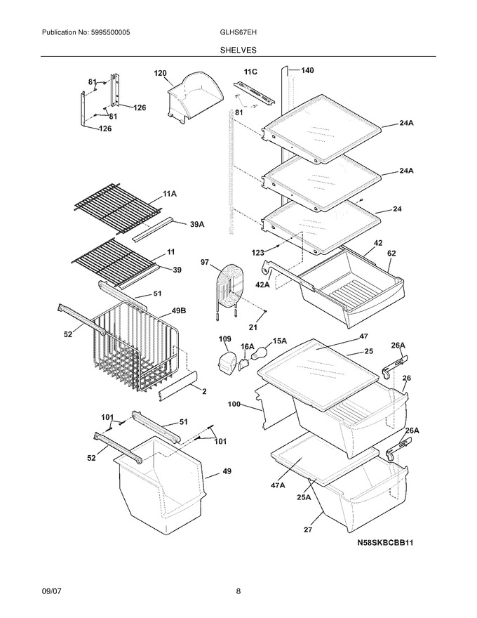 Diagram for GLHS67EHSB6