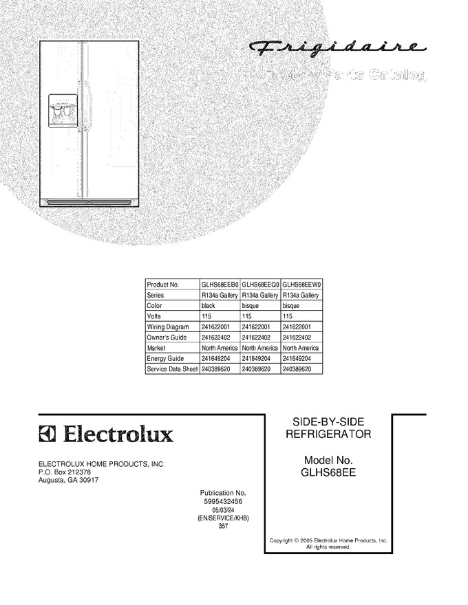Diagram for GLHS68EEB0