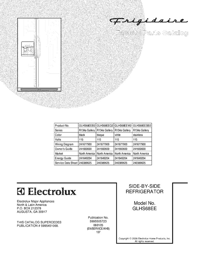 Diagram for GLHS68EEB2