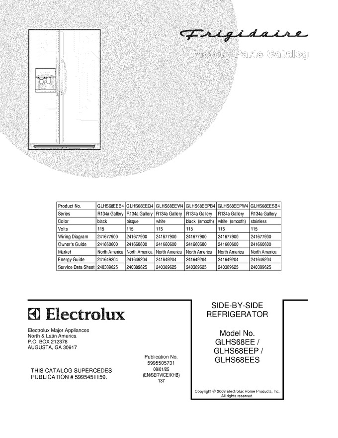 Diagram for GLHS68EEPB4