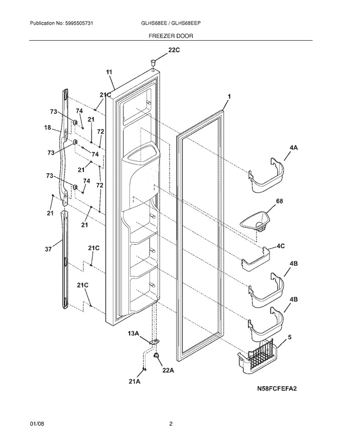 Diagram for GLHS68EEPB4
