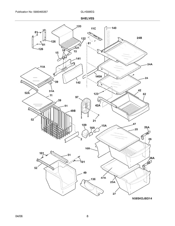 Diagram for GLHS68EGPW0
