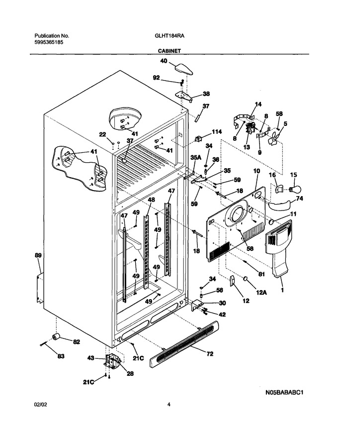 Diagram for GLHT184RAQ3