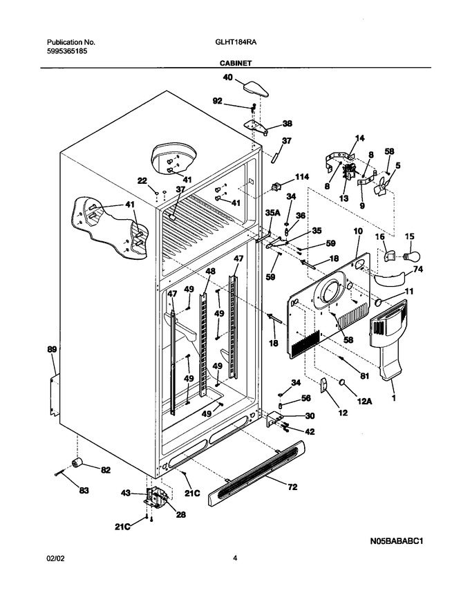 Diagram for GLHT184RAW2