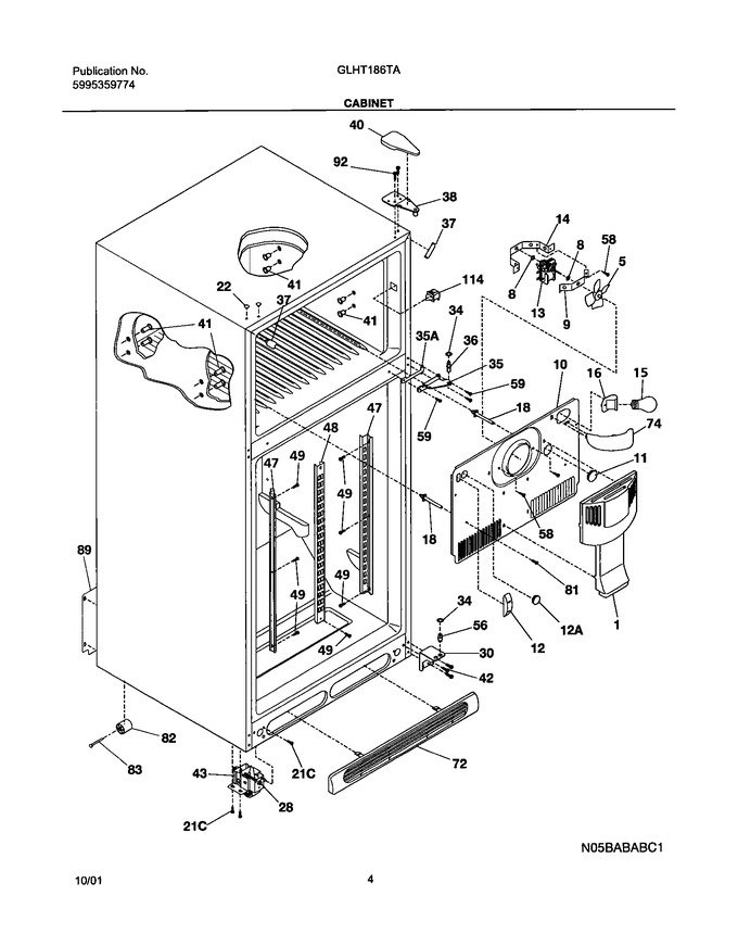 Diagram for GLHT186TAW0