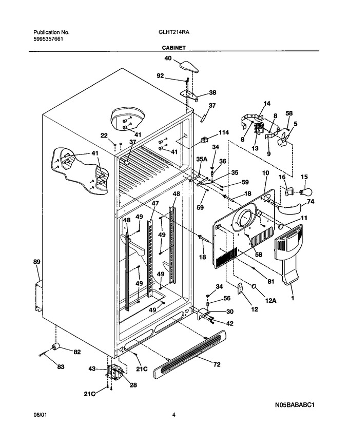 Diagram for GLHT214RAQ0