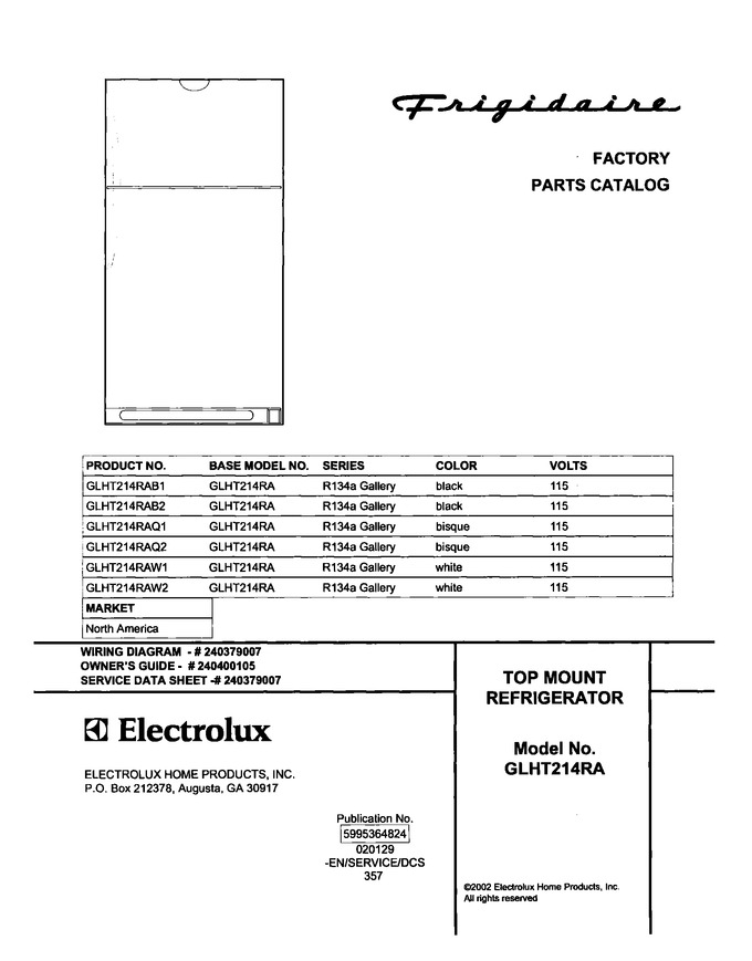 Diagram for GLHT214RAW2