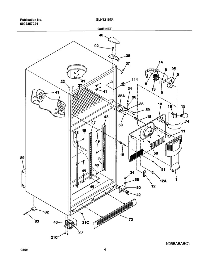 Diagram for GLHT216TAB0