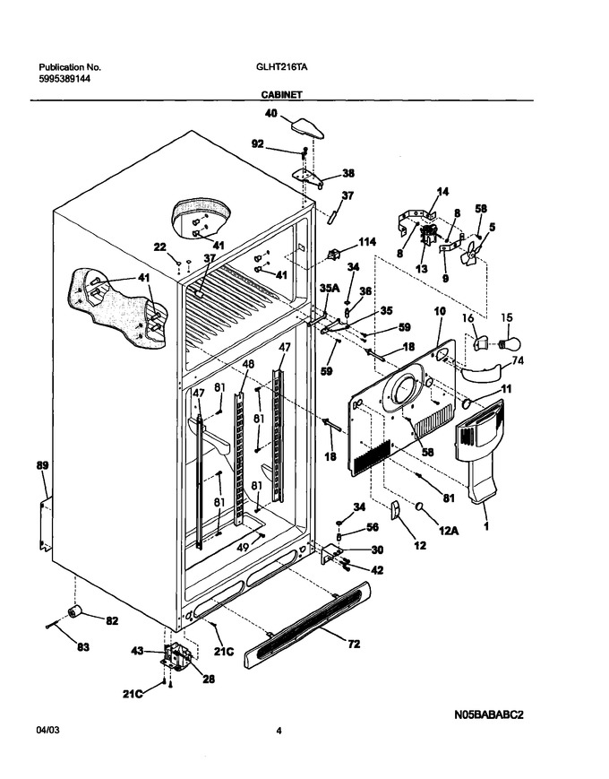 Diagram for GLHT216TAW4