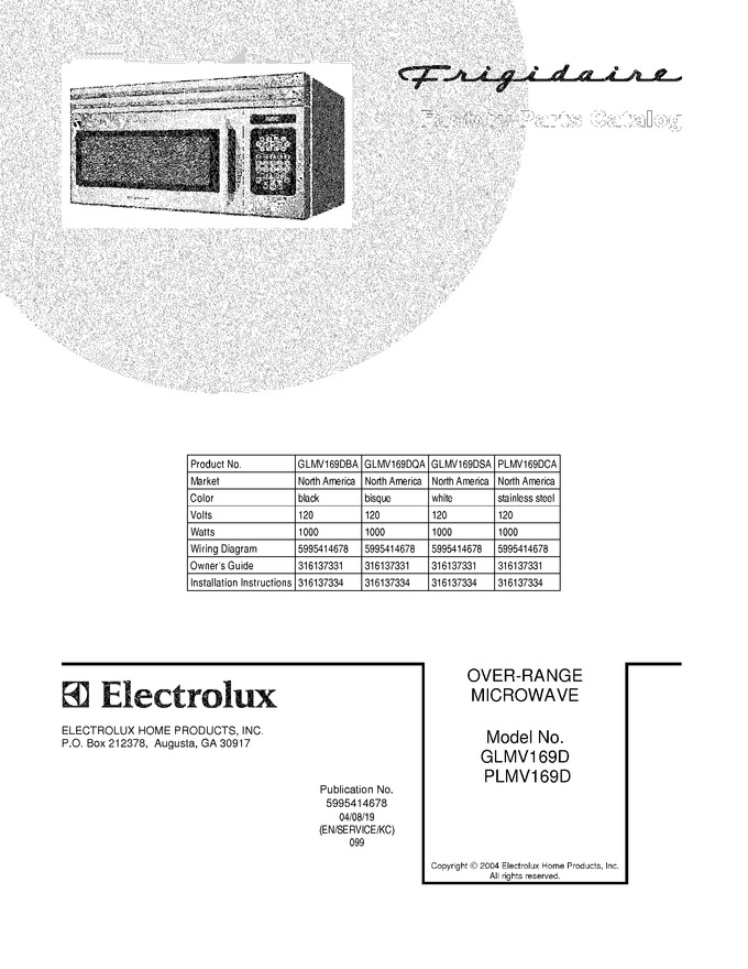 Diagram for GLMV169DBA