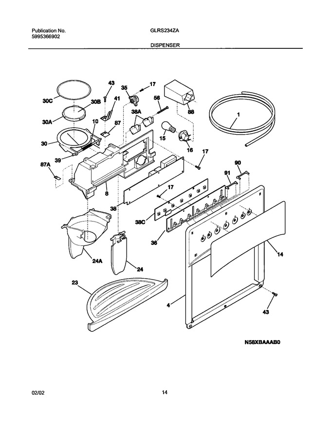 Diagram for GLRS234ZAB4