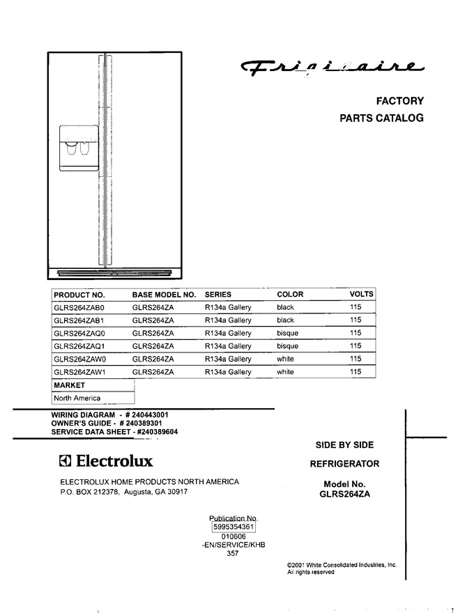 Diagram for GLRS264ZAB0
