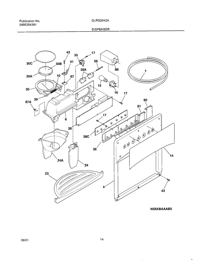 Diagram for GLRS264ZAW0
