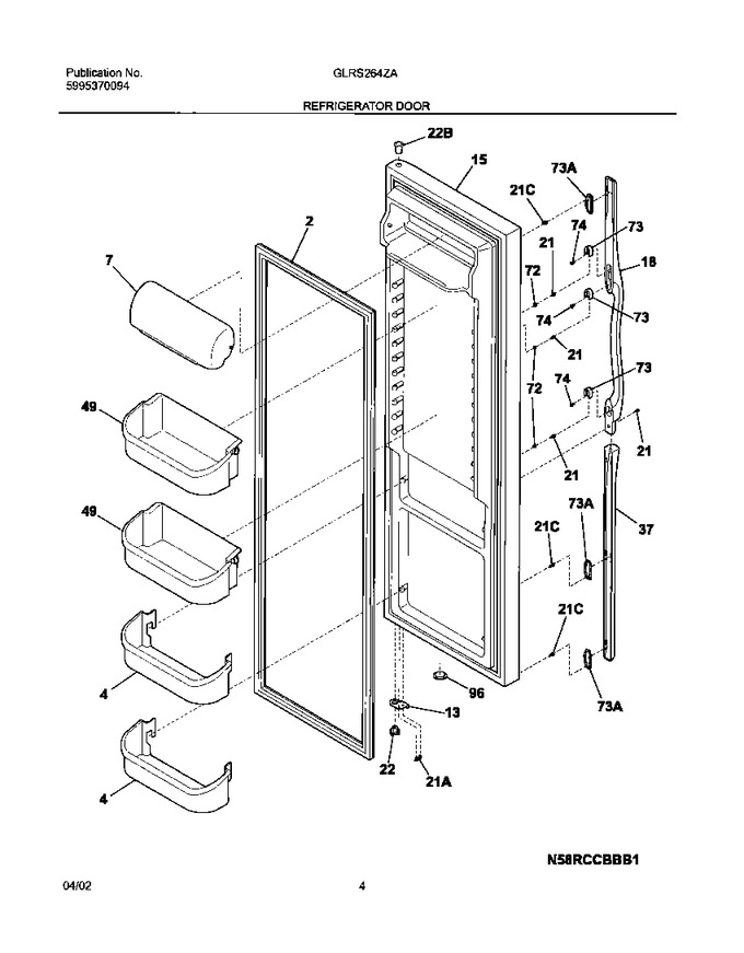 Diagram for GLRS264ZAB4