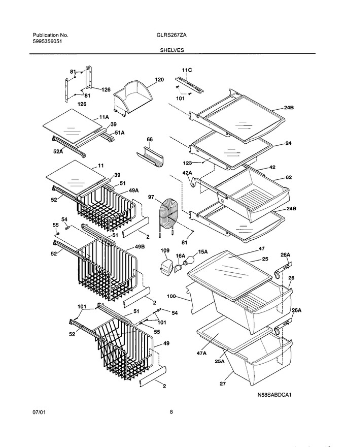 Diagram for GLRS267ZAB0