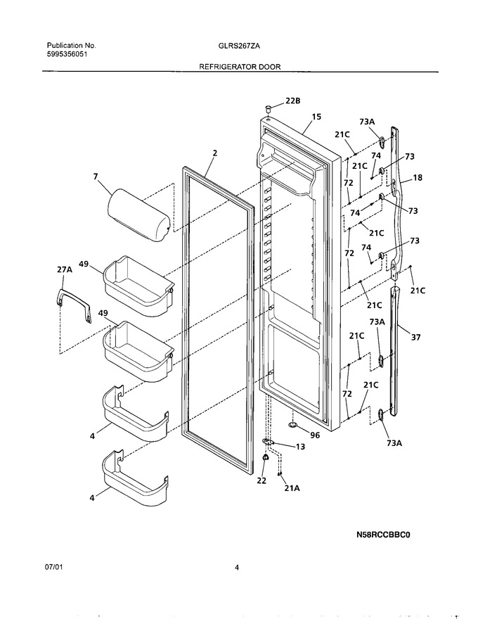 Diagram for GLRS267ZAW1