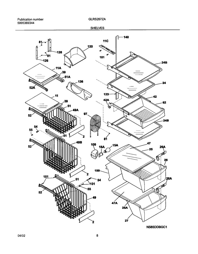 Diagram for GLRS267ZAW2