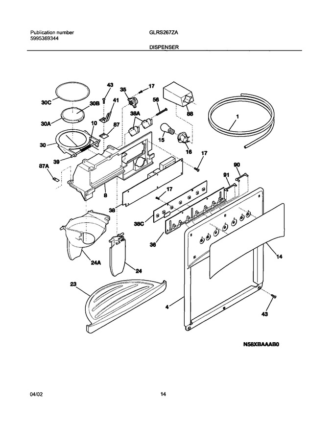 Diagram for GLRS267ZAW3