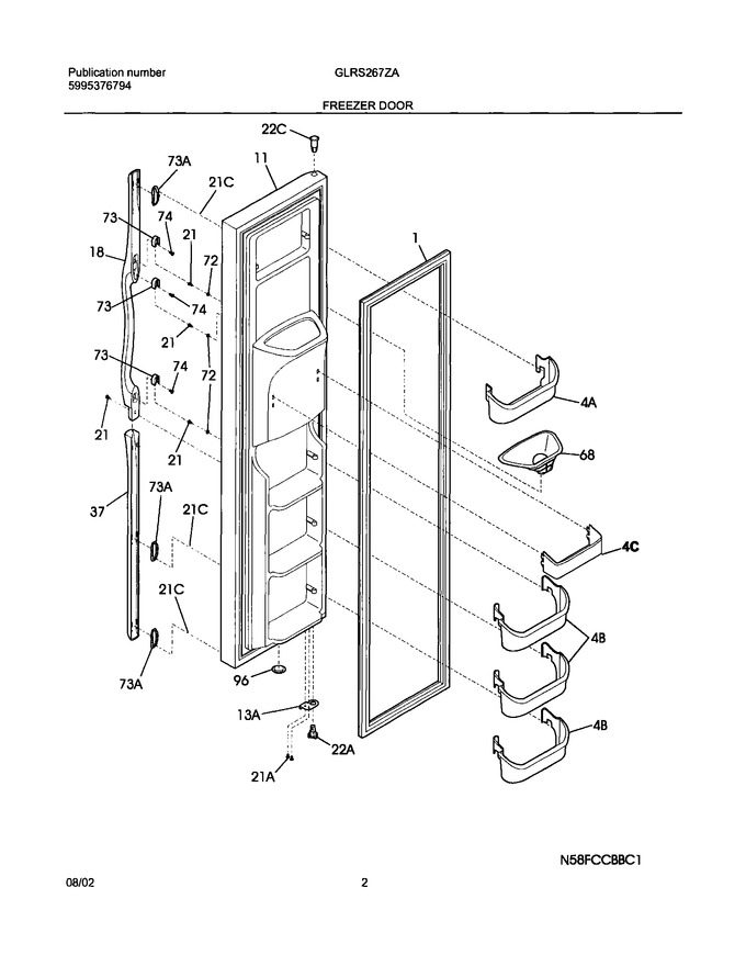 Diagram for GLRS267ZAW5