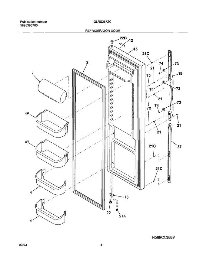 Diagram for GLRS267ZCW1