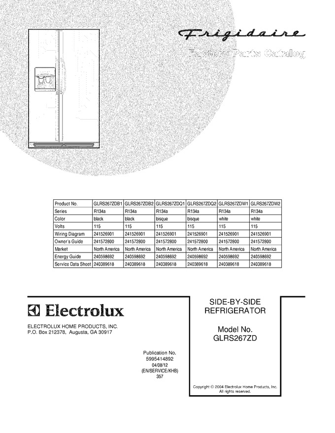 Diagram for GLRS267ZDB2