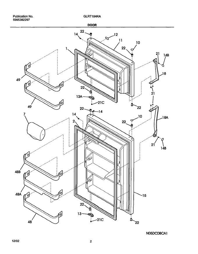 Diagram for GLRT184RAW4