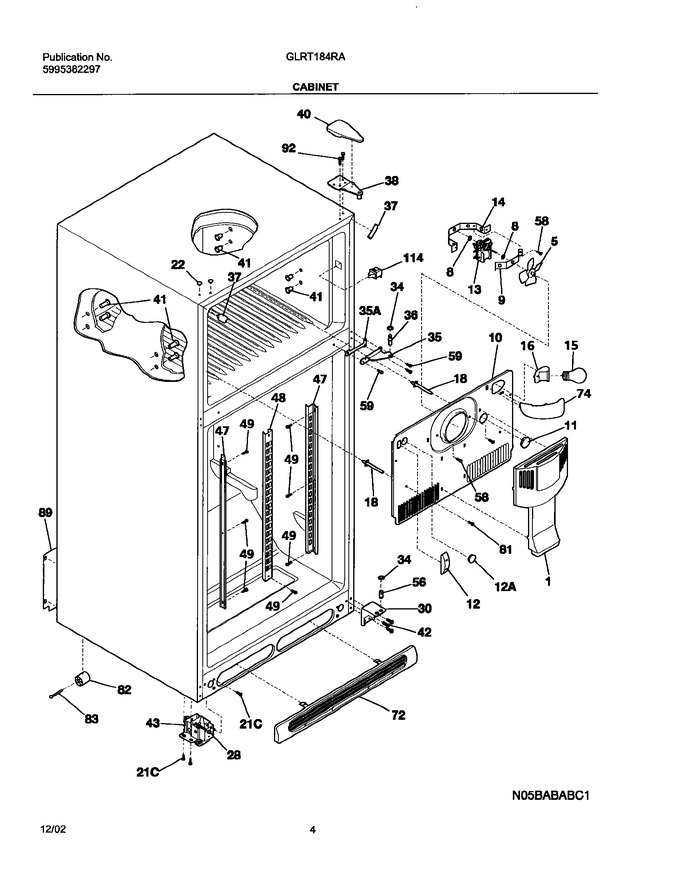 Diagram for GLRT184RAQ4