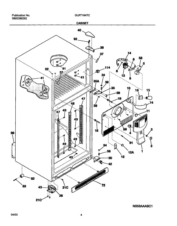 Diagram for GLRT184TCQ1