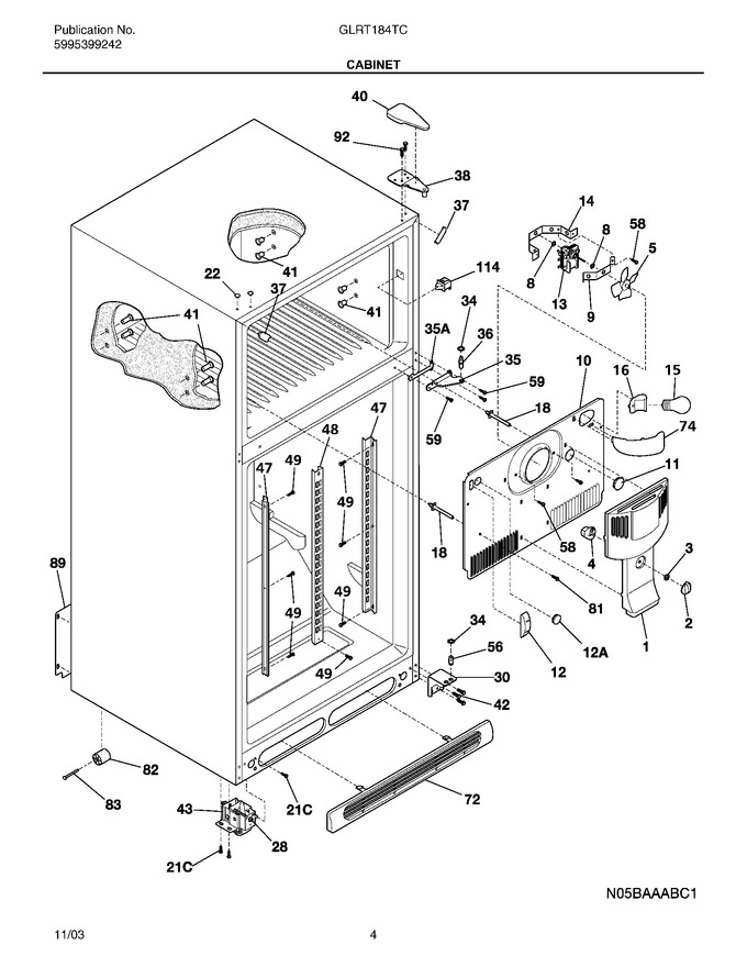 Diagram for GLRT184TCQ3