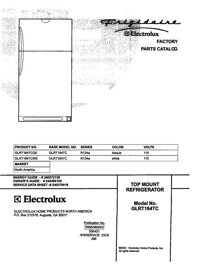 Diagram for GLRT184TCW0