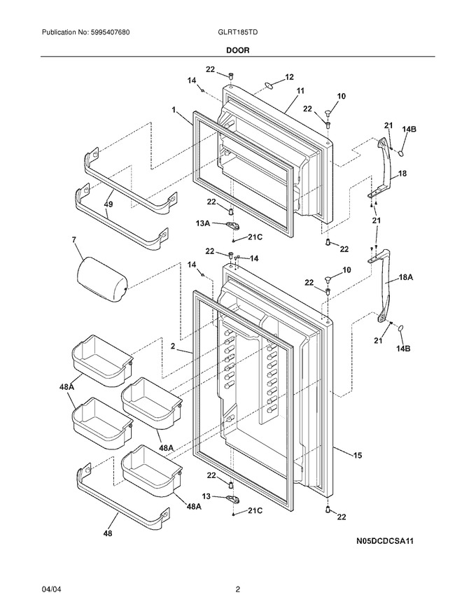 Diagram for GLRT185TDK0