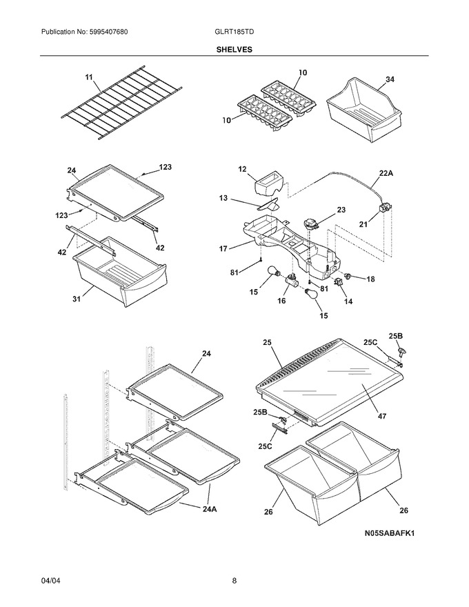 Diagram for GLRT185TDW0