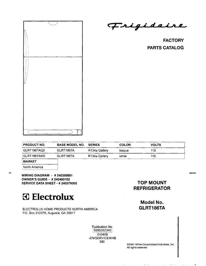 Diagram for GLRT186TAW0