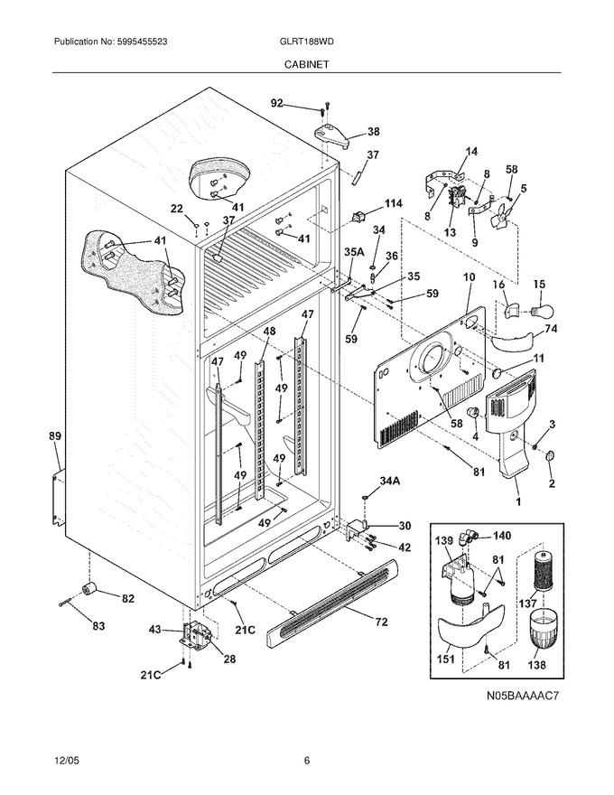 Diagram for GLRT188WDZB
