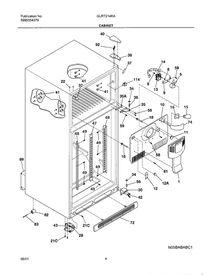 Diagram for GLRT214RAQ0