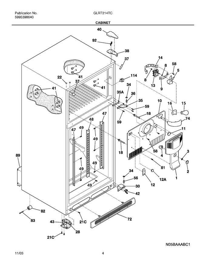 Diagram for GLRT214TCB2
