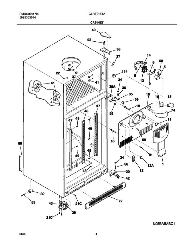 Diagram for GLRT216TAW2