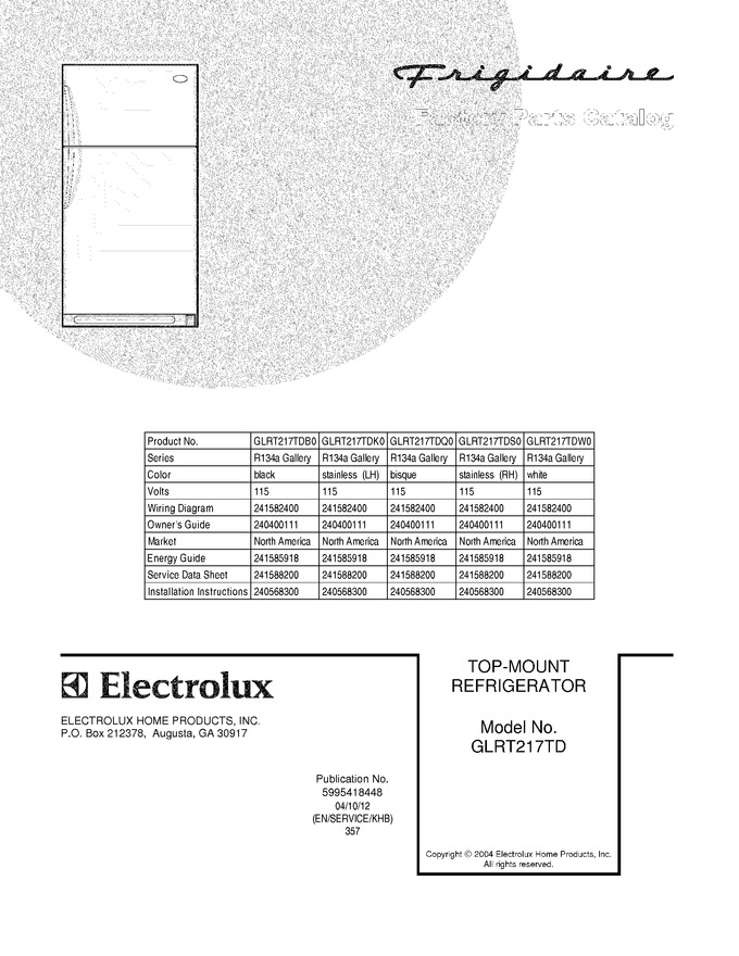 Diagram for GLRT217TDS0