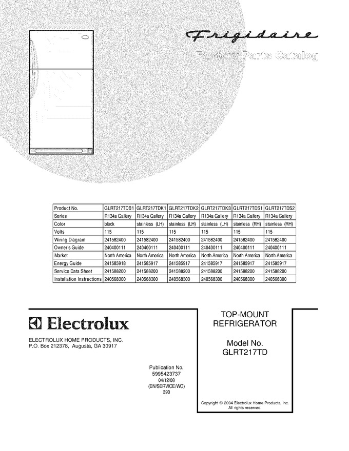 Diagram for GLRT217TDS2