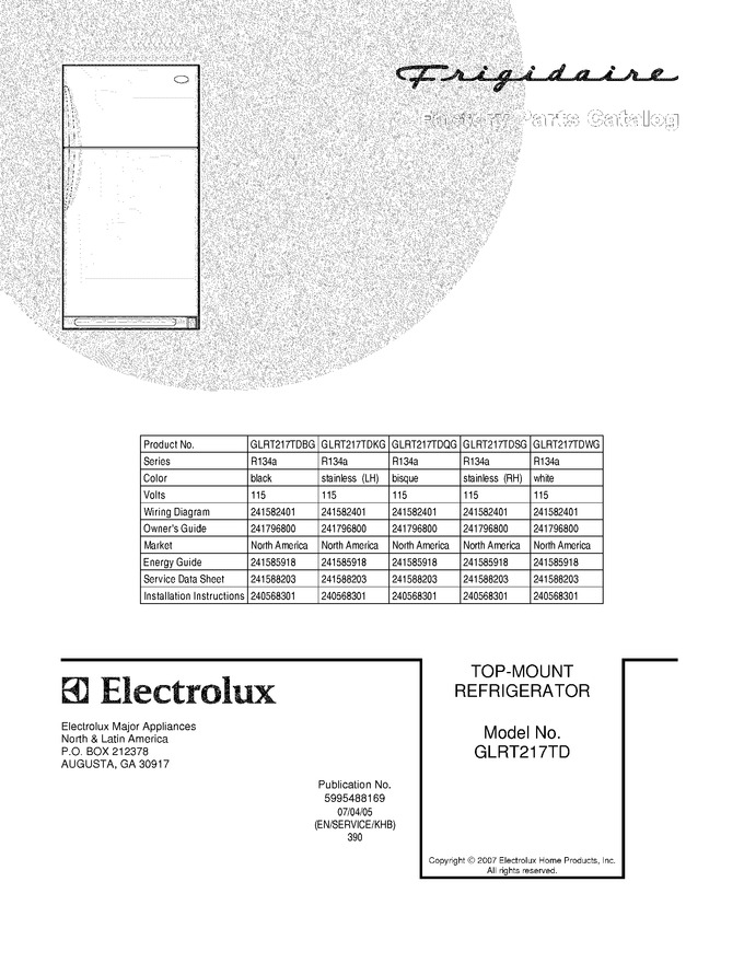 Diagram for GLRT217TDQG