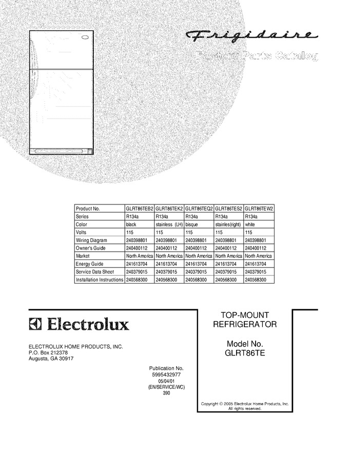 Diagram for GLRT86TES2