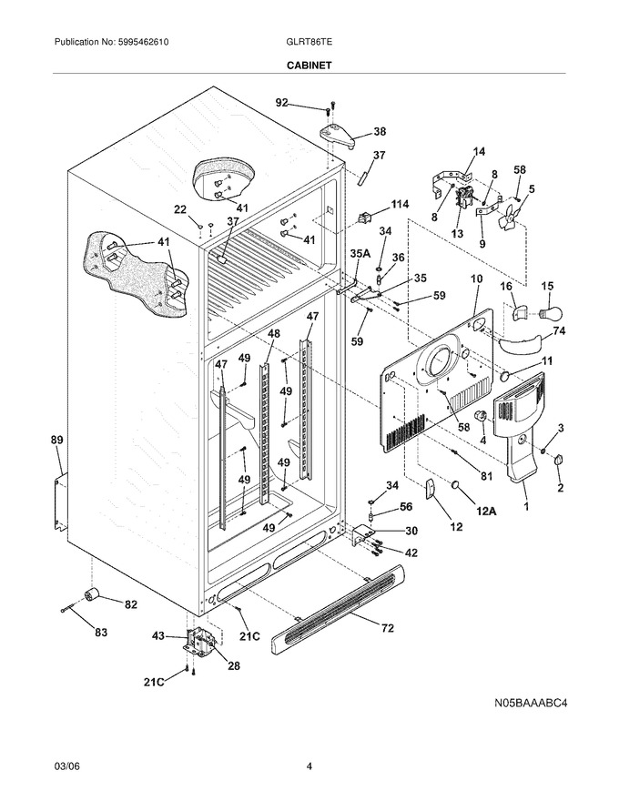 Diagram for GLRT86TEQC