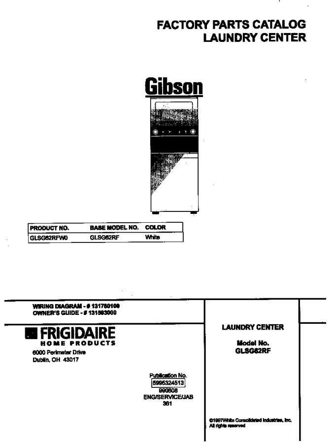 Diagram for GLSG62RFW0