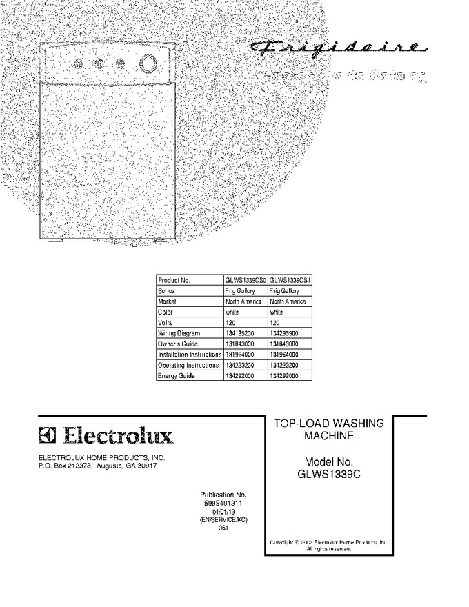 Diagram for GLWS1339CS1
