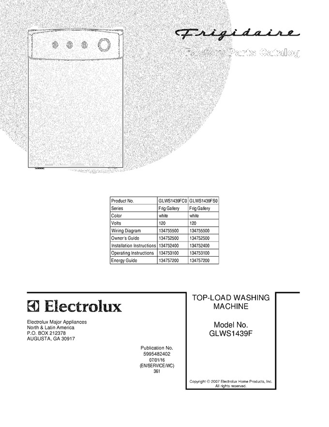 Diagram for GLWS1439FC0