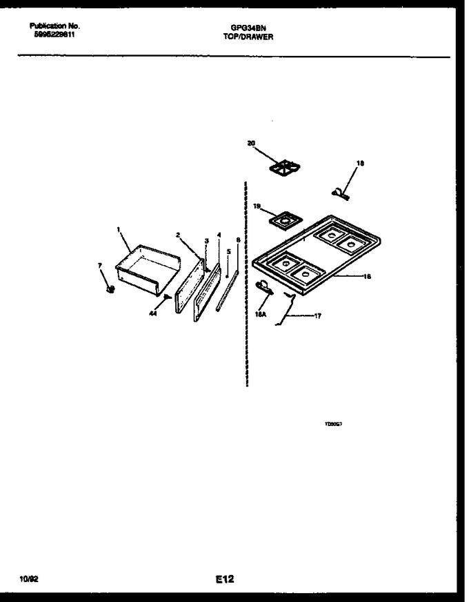 Diagram for GPG34BNW6