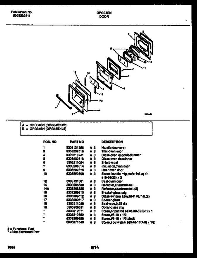 Diagram for GPG34BNW6